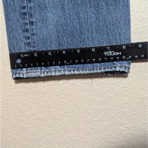 Levi’s 501 Light Wash Distressed Men's Jeans Button Fly Size 36x29 Grunge Y2K - Picture 10 of 10